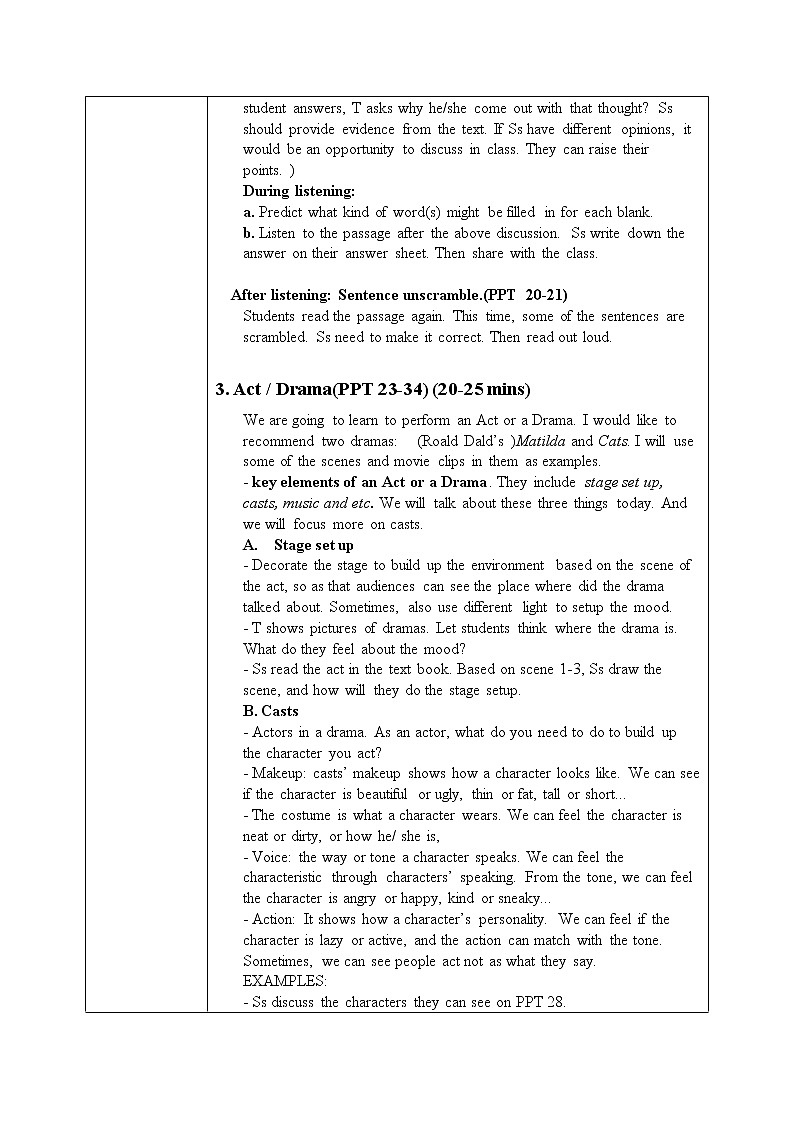 《Unit 6 History 》Listening and Speaking 教案第2页