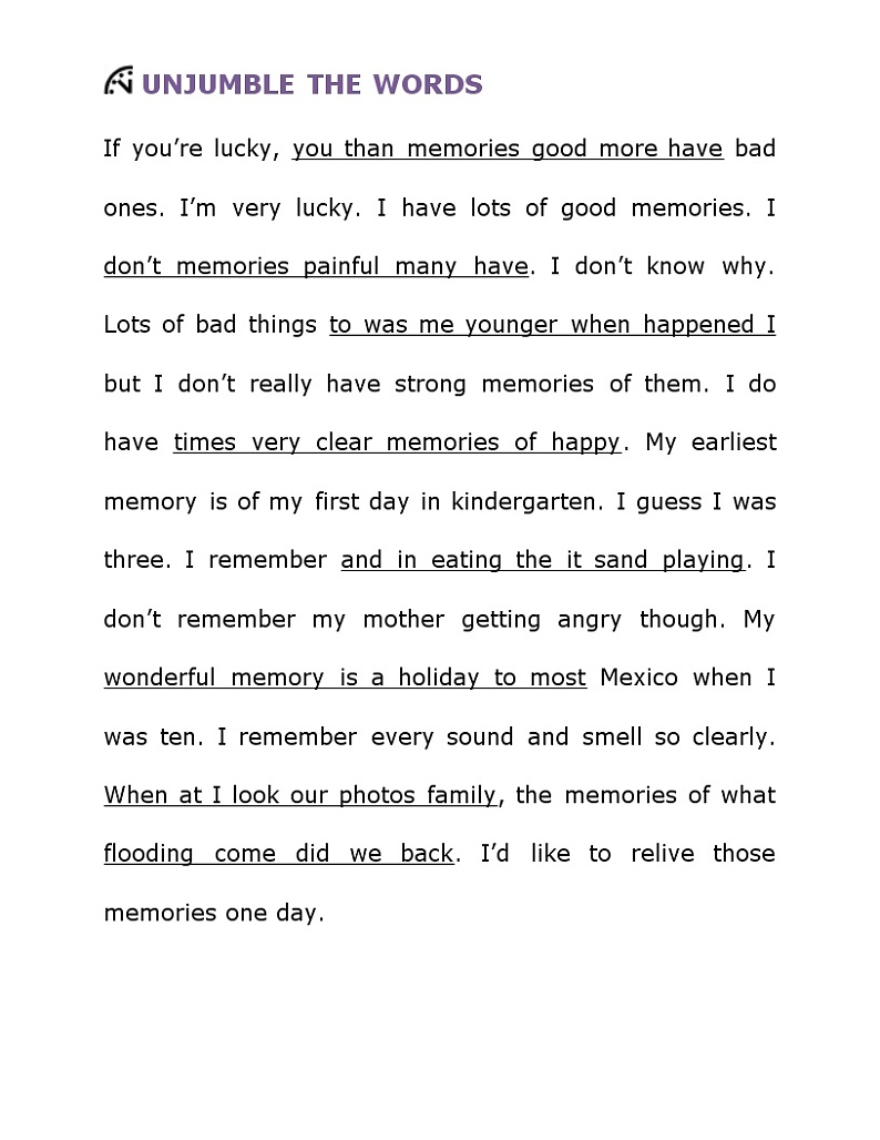 《Unit 7 Memory》grammar and writing 课件+教案02