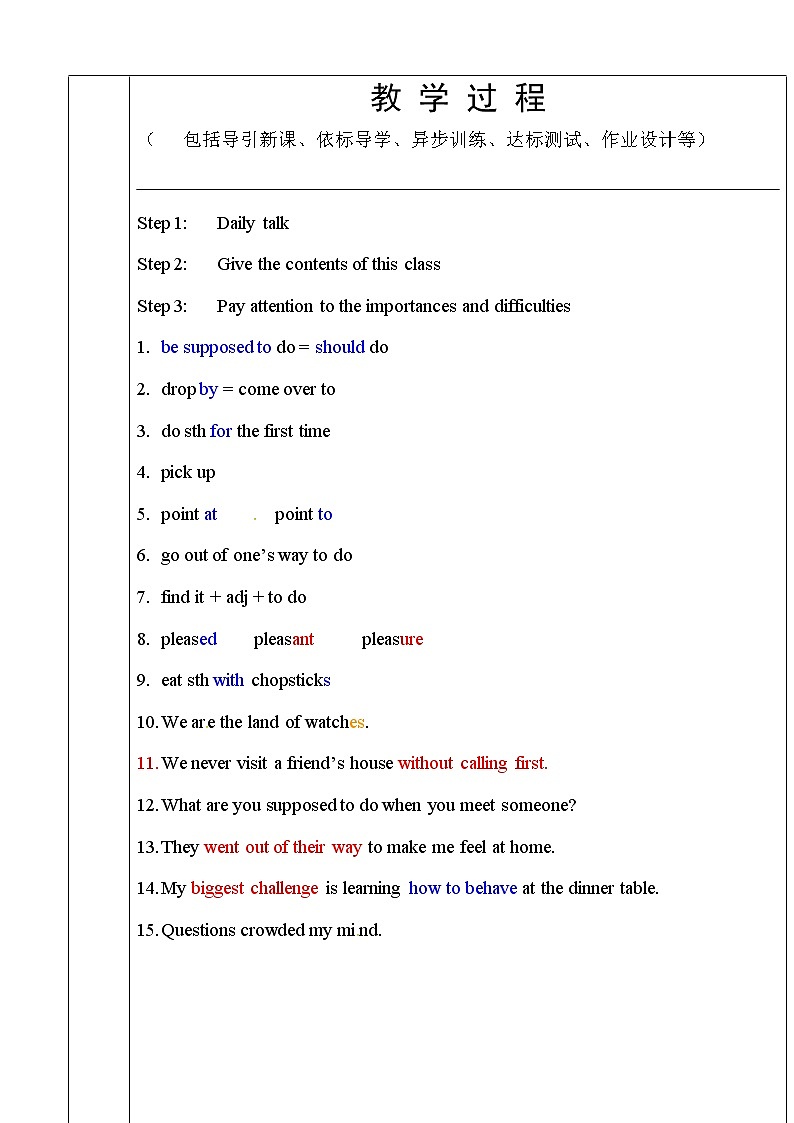 （五四制）鲁教版九年级英语教案：5-502