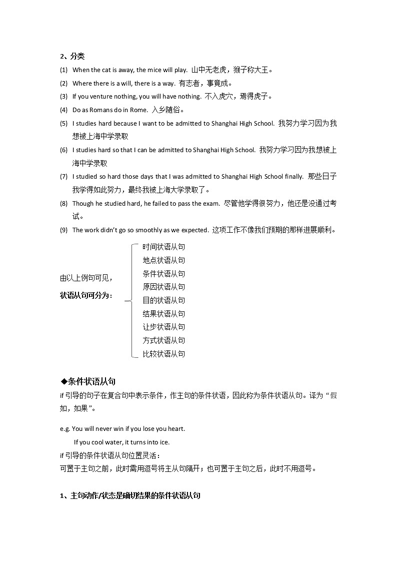 牛津上海版九年级上册 Unit5 The human brain语法综合讲解与复习02