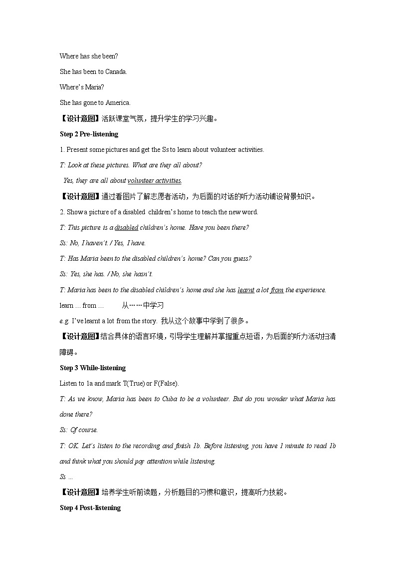 Unit 1 Topic 1 Our country has developed rapidly. Section B 教案第2页