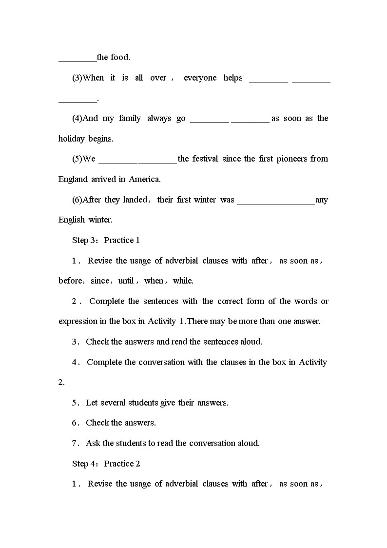 外研版九上： Module 2 unit3 Language in use.教案02