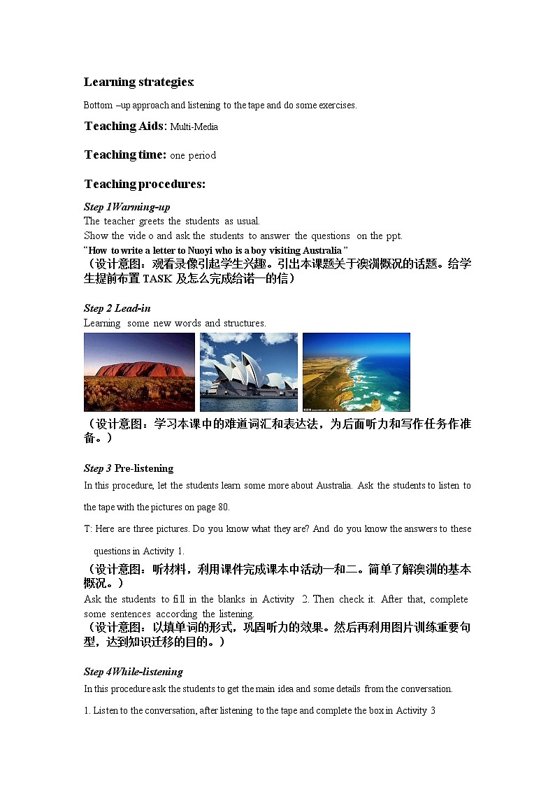 Module 10 Unit 1 have some photos that I took in Australia last year.教案02