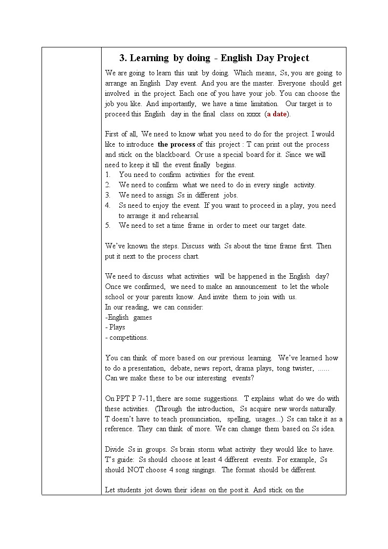 《unit 8 english week》Reading and writing 课件+教案02