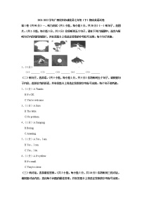 2021-2022学年广西钦州市浦北县七年级（下学期）期末英语试卷(word版含答案)