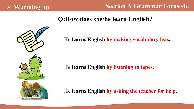 Unit 1 Section A Grammar Focus~4c课件2022-2023学年人教版新目标九年级英语上册05