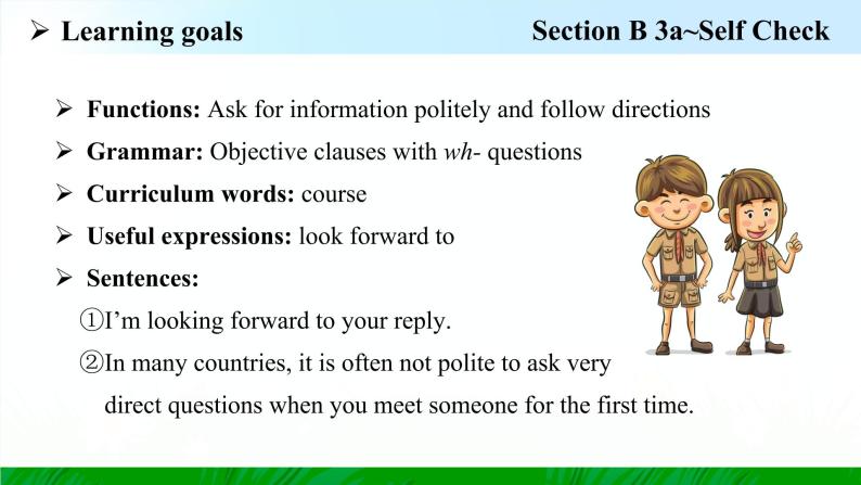 Unit 3 Section B 3a~Self Check 课件2022-2023学年人教版新目标九年级英语上册03
