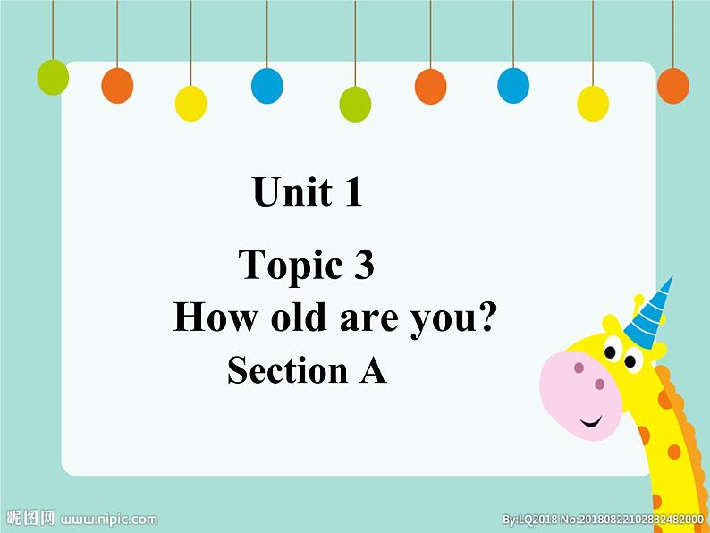 仁爱版七年级上册 Unit 1 Topic 3 Section A PPT课件第1页