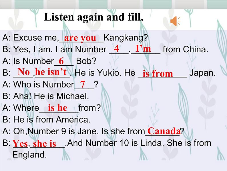 仁爱版七年级上册 Unit 1 Topic 2 Section D PPT课件06