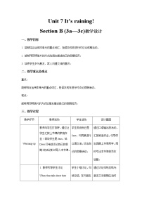 人教新目标 (Go for it) 版七年级下册Section B第3课时教案及反思