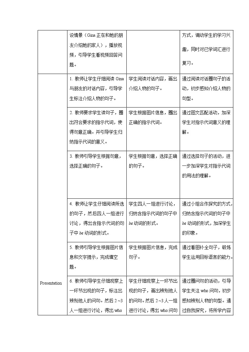 Unit 2 This is my sister Section A 第2课时示范公开课教案【英语人教新目标七上】02