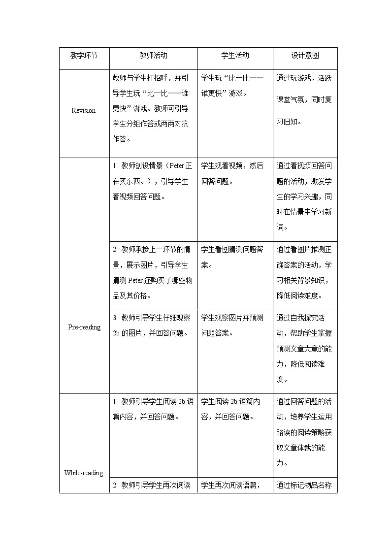 Unit 7 How much are the socks Section B 第2课时示范公开课教案【英语人教新目标七上】02