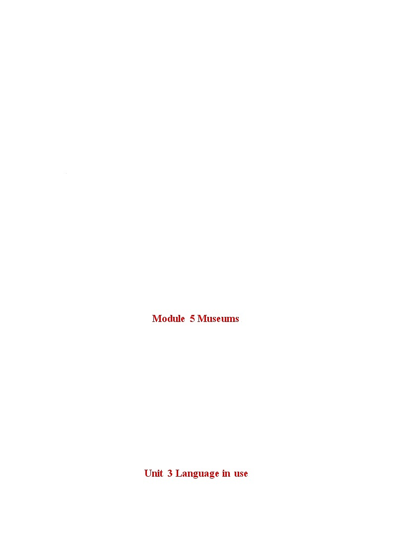 Module 5 Unit 3 Language in use--初中英语九年级上册 课件+练习（外研版）01