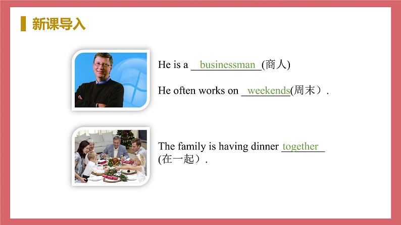 Unit 5 Lesson 26 Li Ming’s Family 教学课件 初中英语冀教版七年级上册第7页