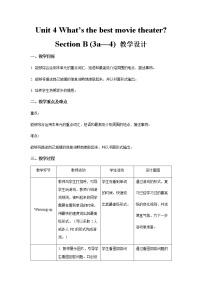 人教新目标 (Go for it) 版八年级上册Section B第3课时教案设计