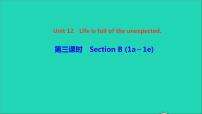 人教新目标 (Go for it) 版九年级全册Unit 12 Life is full of the unexpectedSection B教学课件ppt