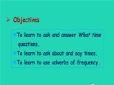 英语人教版七年级下册同步教学课件unit 2 what time do you go to school sectiona（grammarfocus-3c）