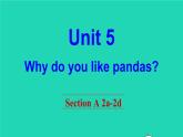 英语人教版七年级下册同步教学课件unit 5 why do you like pandas section a（2a-2d）