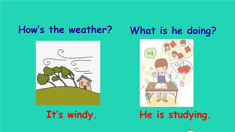 英语人教版七年级下册同步教学课件unit 7 it 's raining sectiona（grammarfocus-3b）第6页