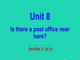 英语人教版七年级下册同步教学课件unit 8 is there a post office near here section a（1a-1c）