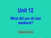 英语人教版七年级下册同步教学课件unit 12 what did you do last weekend section b（2a-2c）