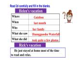 人教新目标八年级英语上册--Unit1 Where did you go on vacation？SectionA2d&Grammar focus-3c课件+音视频