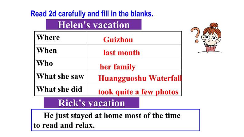 人教新目标八年级英语上册--Unit1 Where did you go on vacation？SectionA2d&Grammar focus-3c课件+音视频05