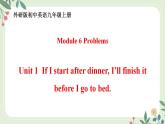 Module 6 Unit 1 If I start after dinner I'll finish it before I go to bed--初中英語九年級上冊 課件+練習(xí)（外研版）