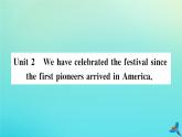 英语外研版九年级上册同步教学课件module2 public holidays unit2 we have celebrated the festival since the first pioneers arrived in america