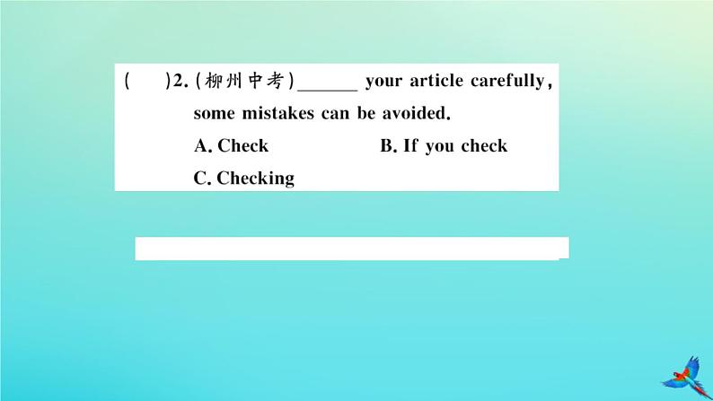 英语外研版九年级上册同步教学课件module6 problems unit3 language in use习题04