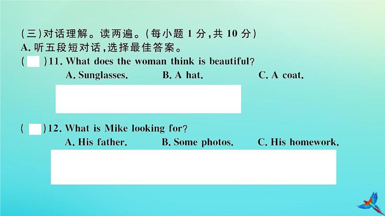 英语外研版九年级上册同步教学课件module10 australia 检测卷习题04