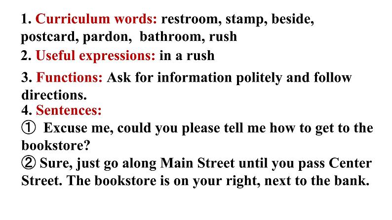 人教新目标九年级英语- Unit 3 Could you please tell me where the restrooms are_（Section A 1a-2d）课件+音视频04