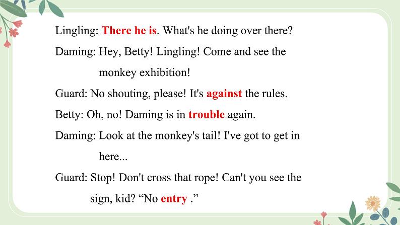 Module 5 Unit 1 Don't cross that rope--初中英语九年级上册 课件+练习（外研版）08