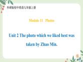 Module 11 Unit 2 The photo which we liked best was taken by Zhao Min--初中英語(yǔ)九年級(jí)上冊(cè) 課件+練習(xí)（外研版）