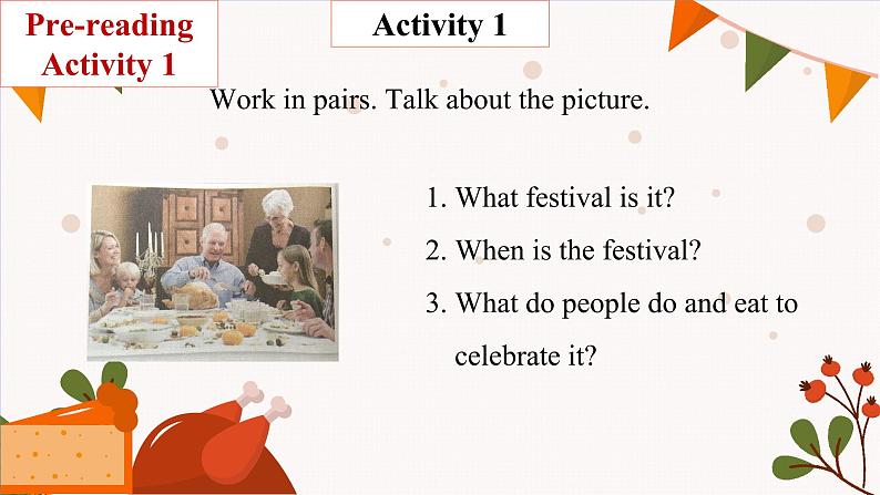 Module 2 Unit 2 We have celebrated the festival since the first pioneers arrived in America.第3页