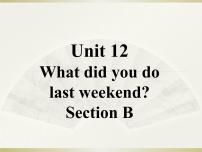 人教新目标 (Go for it) 版七年级下册Unit 12 What did you do last weekend?Section B教学ppt课件