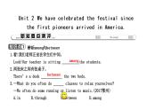 英语外研版九年级上册同步教学课件module2 Unit 2 We have celebrated the festival since the first pioneers arrived in America