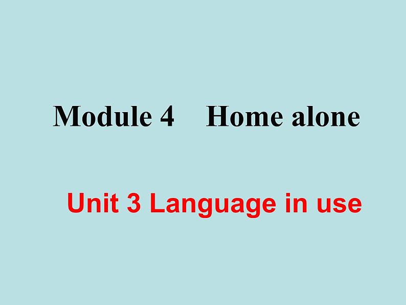 英语外研版九年级上册同步教学课件module 4 unit 3 language in use第1页