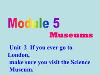 初中英语外研版 (新标准)九年级上册Unit 2 If you ever go to London, make sure you visit the Science Museum.教学ppt课件