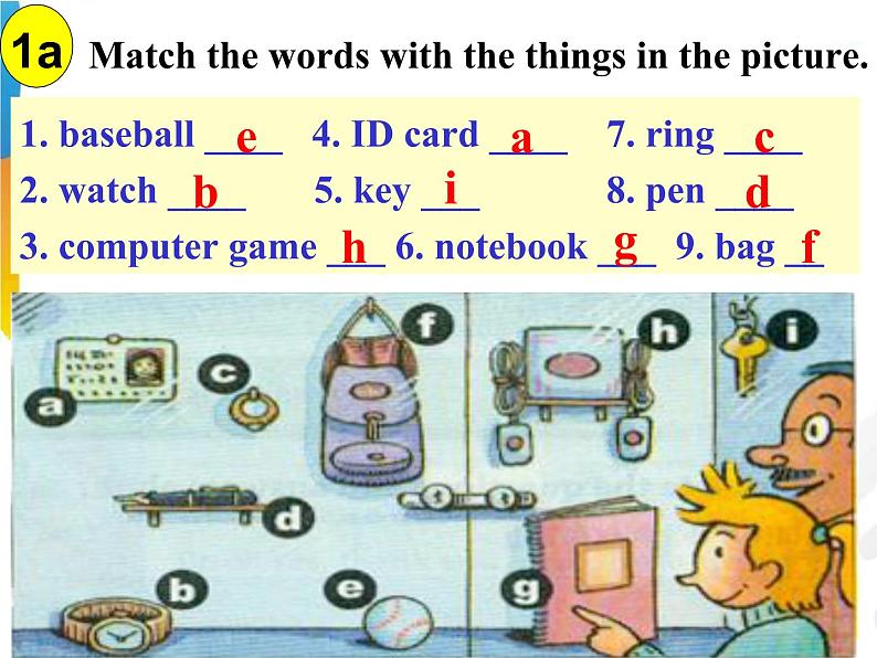 七年级英语上册 unit 4 Where 's my schoolbagunit 3 Is this your pencilSection B 1课件B第7页