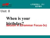 七年级英语上册 Unit 8 Section A (Grammar Focus-3c)精品教学课件