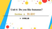 初中英语人教新目标 (Go for it) 版七年级上册Unit 6 Do you like bananas?Section A教学演示课件ppt