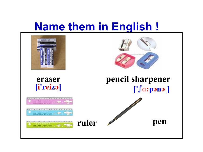 七年级英语上册 unit 4 Where's my schoolbagunit 3 Is this your pencilunit3 period 01 课件02