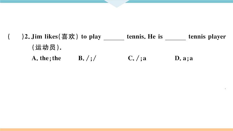 Unit 5 Do you have a soccer ball 第四课时 习题课件第4页