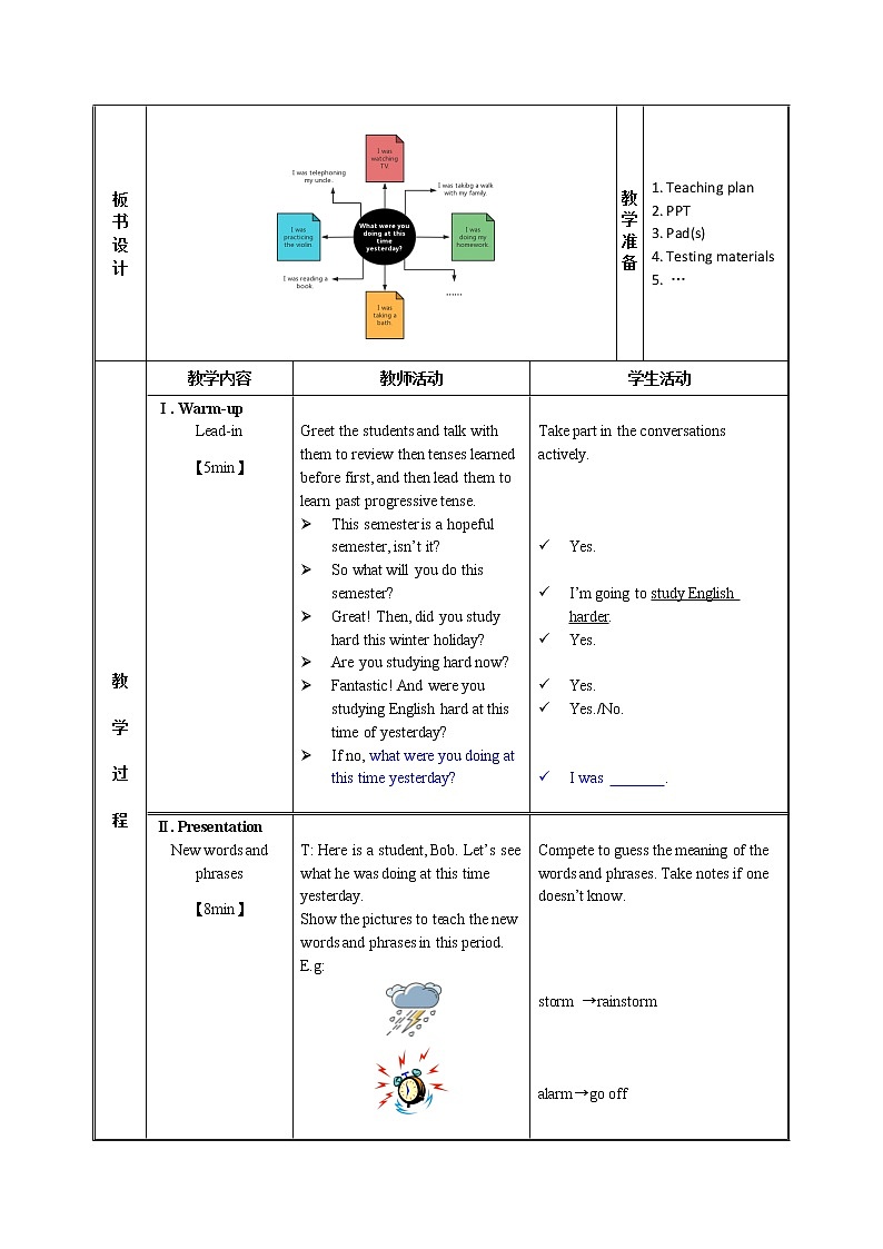 Unit 5 Section A 1a-2d 教案-2021-2022学年人教版八年级英语下册02
