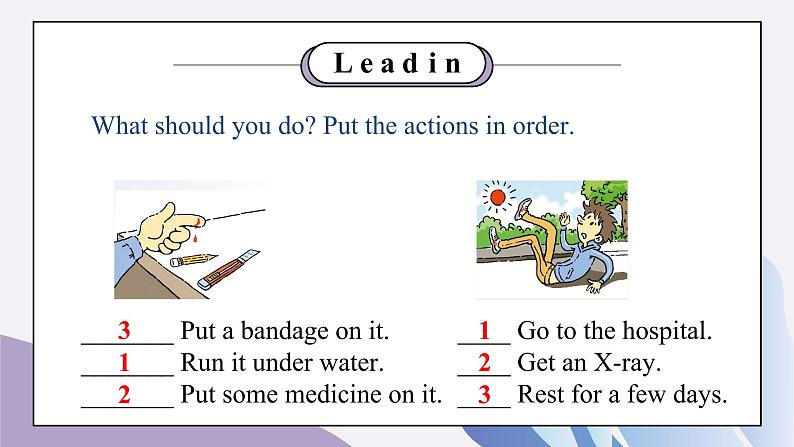 Unit1 What's the matter 第四课时课件+教案+素材04