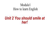 外研版八年级英语上册M1U1第二课时课件