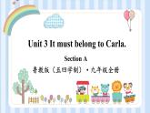 Unit 3 Section A 课件2022-2023学年鲁教版（五四学制）英语九年级全一册