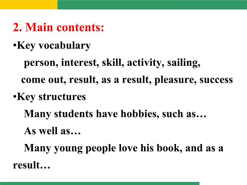 八年级下Module 6 HobbiesUnit 2 Hobbies can make you grow as a person. 课件03