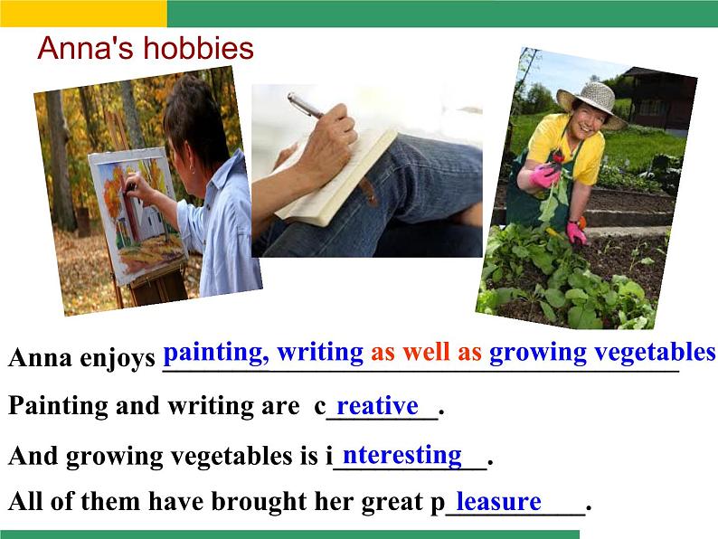 八年级下Module 6 HobbiesUnit 2 Hobbies can make you grow as a person. 课件07